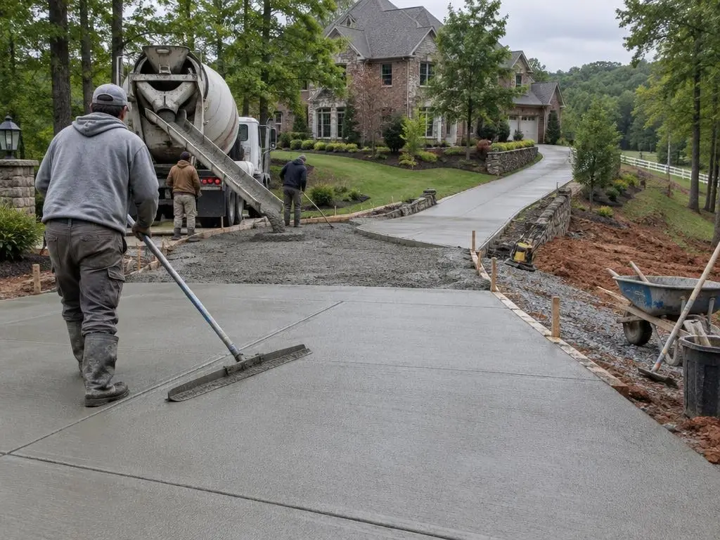Concrete Driveways in Brentwood, TN