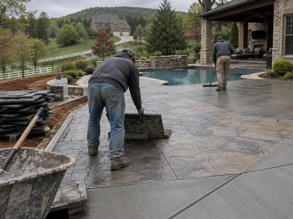Stamped Concrete in Brentwood, TN